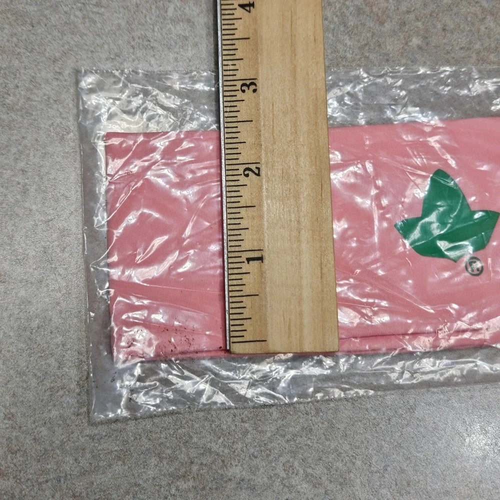 Alpha Kappa Alpha Headband Women OS Pink Green Ivy Leaf Sorority Greek Life D9